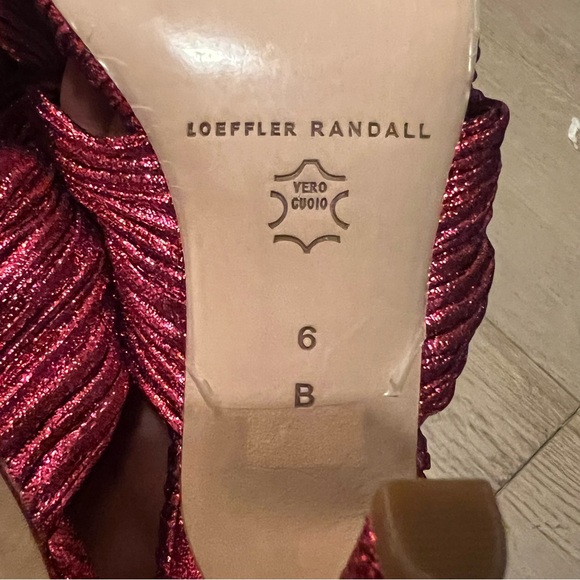 New Loeffler Randall Claudia Top Knot Sandal Heels - Picture 13 of 13